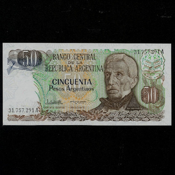 ARGENTINA-ƸƼ-SAN MARTIN-50PESOS-1983