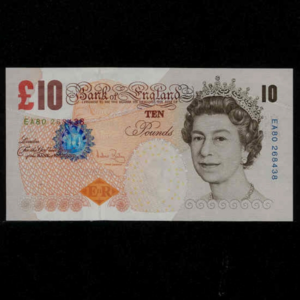 GREAT BRITAIN--P389c-CHARLES DARWIN( - )-10 POUNDS-2004