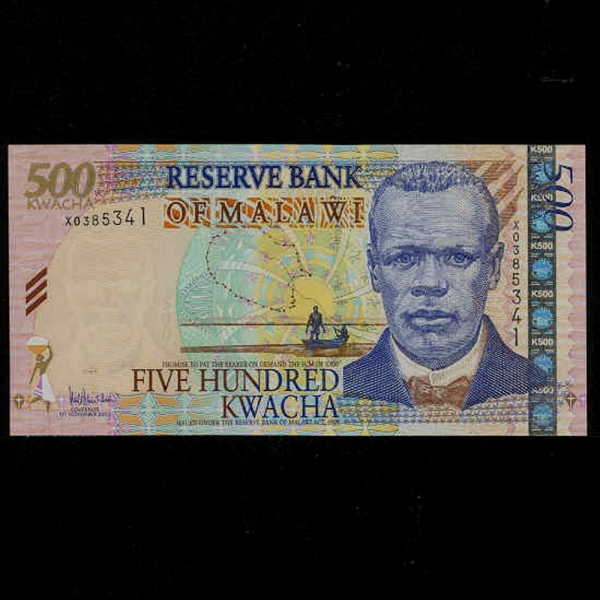 MALAWI--P56aJOHN CHILEMBWE()-500 KWACHA-2005