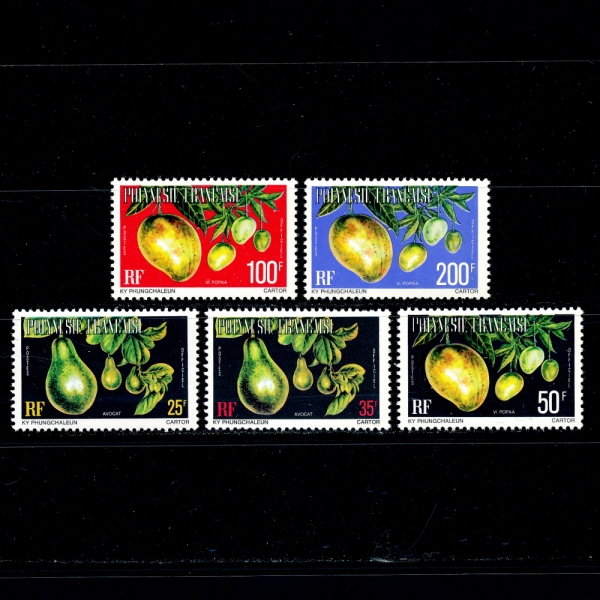 FRENCH POLYNESIA( ׽þ)-#O11~5(5)-MANGOS()-1977.6.9