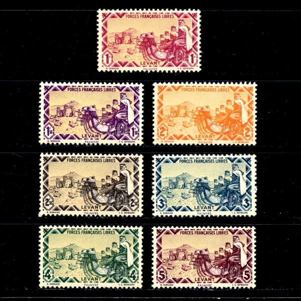 SYRIA(시리아)-#M4~10(7종)-CAMEL CORPS,PALMYA(낙타 군단)-1942년