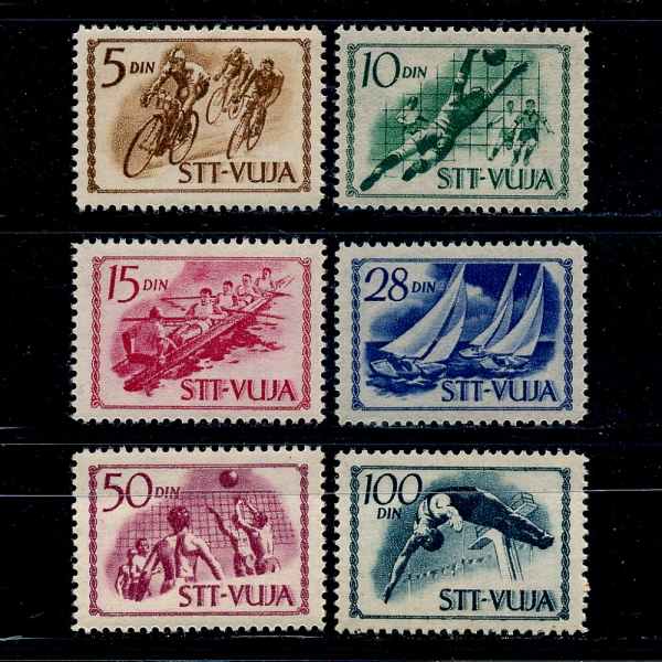 YUGOSLAVIA-TRIESTE(κ-Ʈ)-#42~7(6)-SPORTS()-1952