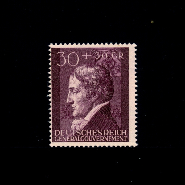 DEUTSCHE REICH-GENERAL GOVERNMENT(ġ  Ϲ )-#NB21-30+30g-JOHANN SCHUCH( ũƼ )-1942.11.20