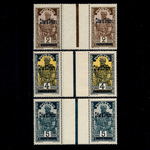 IVORY COAST(̺ ڽƮ)-PAIR-#96~8(3)-HAUSA CHIEF(Ͽ )-1933