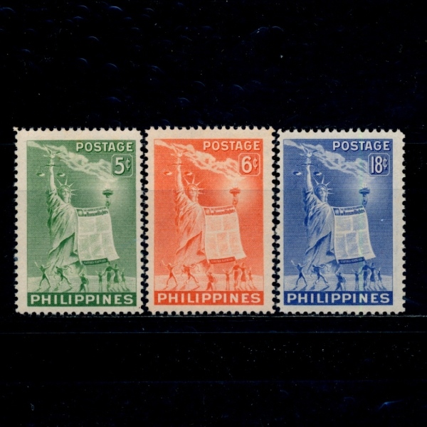 PHILIPPINES(ʸ)-#572~4(3)-LIBERTY HOLDING DECLARATION OF HUMAN RIGHTS( α )-1951.12.10