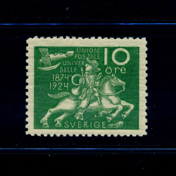 SWEDEN()-#214-10o-POSTRIDER WATCHING AIRPLANE(⸦  Ʈ̴)-1924.8.16