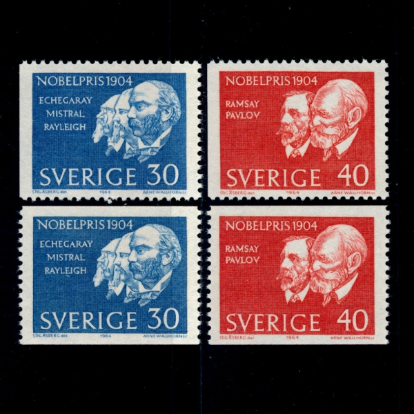 SWEDEN()-#673~6(4)-JOSE ECHEGARAY Y EIZAGUIRRE, FREDERIC MISTRAL, JOHN WILLIAM STRUTT, LORD RAYLEIGHSIR WILLIAM RAMSEY AND IVAN PETROVICH PAVLOV(ȣ ü, ̽Ʈ,  Ʈ, 3 ϸ , ,̹ ĺ)-1964.12.10
