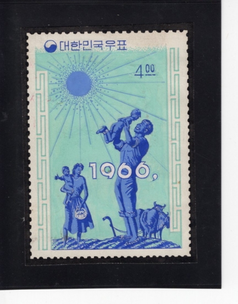 제1차 경제개발 5개년계획-미채택원화-강춘환디자이너 도안-1966.6.1일