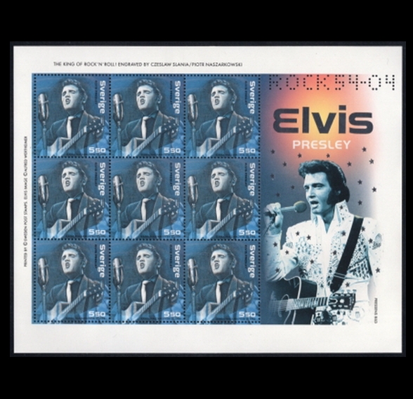 SWEDEN()-SHEET-#-ELVIS PRESLEY( Ʒ )-2004